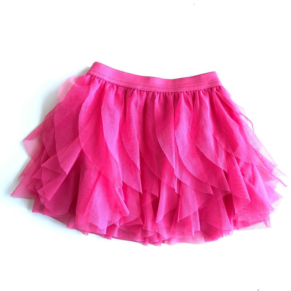 🆕 CHILDREN’S PLACE Hot Pink Cotton Lined Layered Tutu
